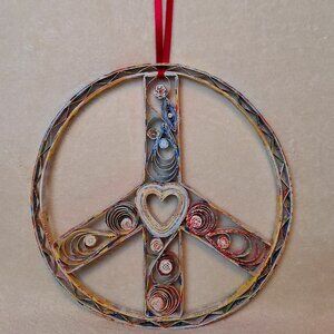 Peace Sign Wall Hanging